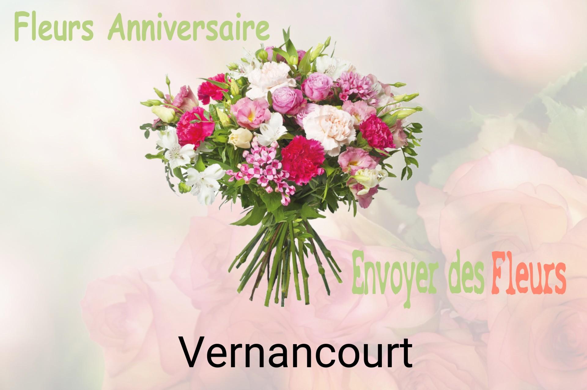 Bouquet de fleurs d’anniversaire livré à Vernancourt