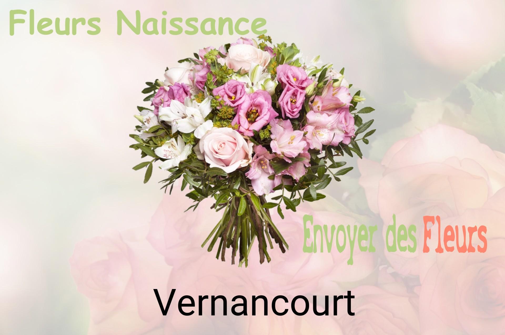 Bouquet de fleurs de naissance livré à Vernancourt